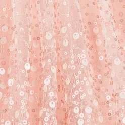Le Chic Girls Pink Sequinned Tulle Skirt Outlet