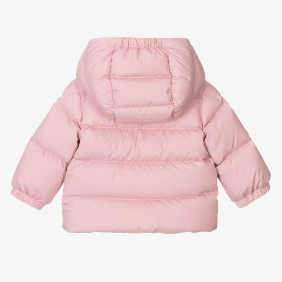Moncler Enfant Girls Pink Sharon Down Puffer Coat Best