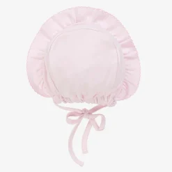 Kissy Kissy Girls Pink Smocked Pima Cotton Bonnet Hot