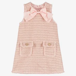 Tutu du Monde Girls Pink Sparkly Tweed Dress Hot