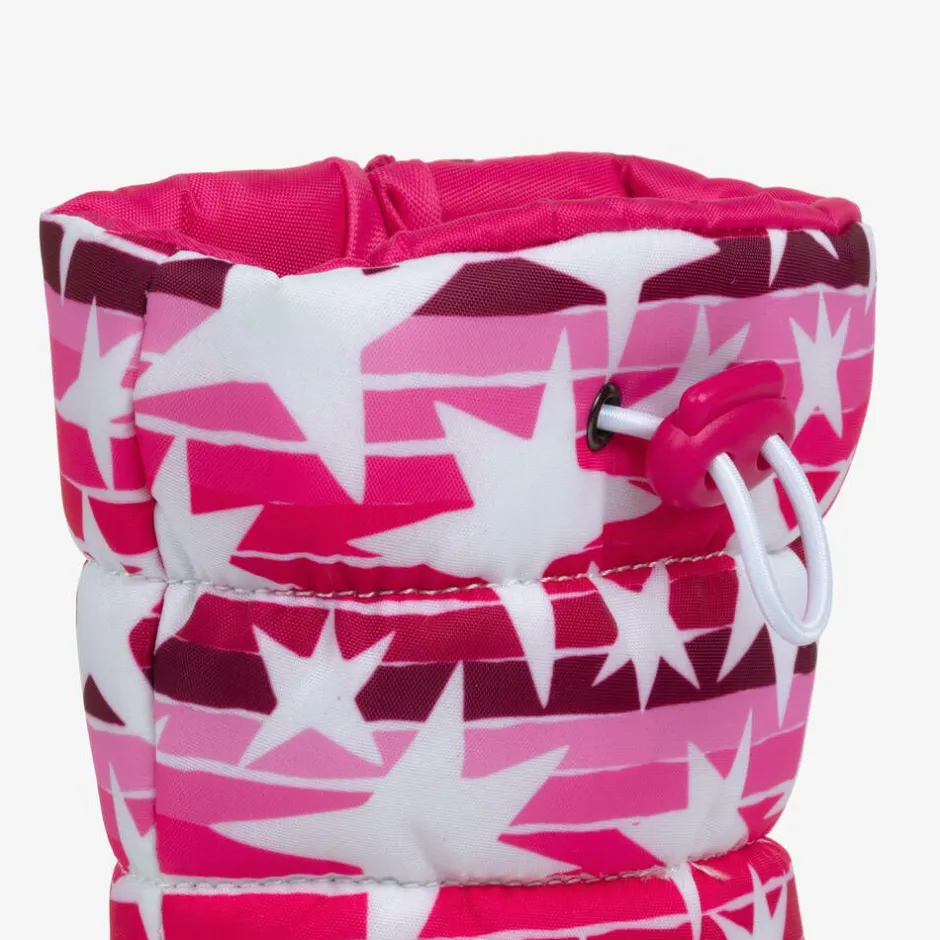 Agatha Ruiz de la Prada Girls Pink Star Snow Boots Best