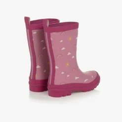 Hatley Girls Pink Sun Charms Rain Boots Sale