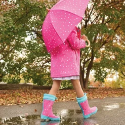 Hatley Girls Pink Tiny Drops Rain Boots Best