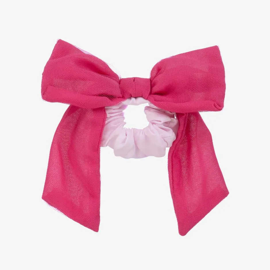 Patachou Girls Pink Tulle Bow Hair Scrunchie (14cm) Best