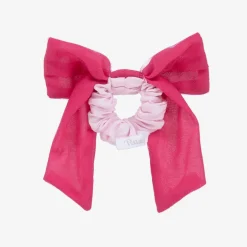 Patachou Girls Pink Tulle Bow Hair Scrunchie (14cm) Best