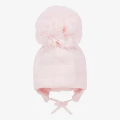 Sätila of Sweden Girls Pink Tuva Giant Pom-Pom Hat Outlet