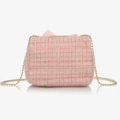 Angels Face Girls Pink Tweed Bag (16cm) Online