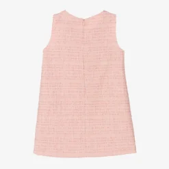 Versace Girls Pink Tweed Dress Best