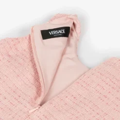 Versace Girls Pink Tweed Dress Best