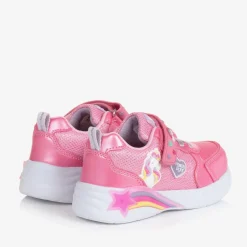 Beppi Girls Pink Unicorn Light-Up Trainers Clearance