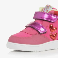 Agatha Ruiz de la Prada Girls Pink Velcro High-Top Trainers Online