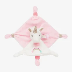 Doudou et Compagnie Girls Pink Velour Unicorn Doudou (20cm) Best