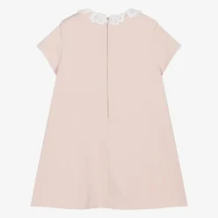 Tartine et Chocolat Girls Pink Viscose Dress Hot