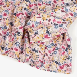 Il Gufo Girls Pink Viscose Floral Blouse Outlet