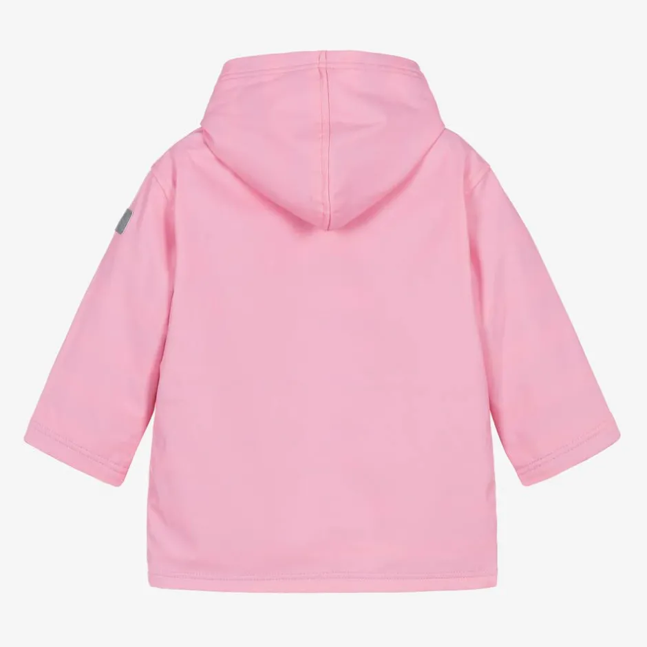Little Blue House by Hatley Girls Pink Waterproof Raincoat Outlet