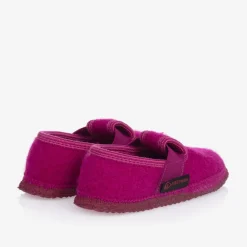 Giesswein Girls Pink Wool Slippers Discount