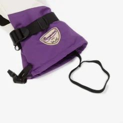 Bonpoint Girls Purple & Green Padded Ski Gloves Discount