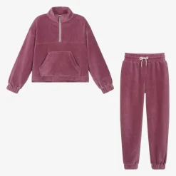 Mayoral Girls Purple Corduroy Tracksuit Outlet