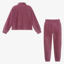 Mayoral Girls Purple Corduroy Tracksuit Outlet