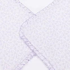 Kissy Kissy Girls Purple Cotton Summer Gardens Blanket (73cm) New