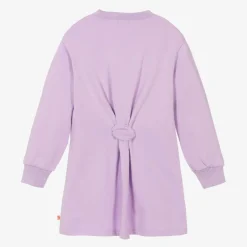 Billieblush Girls Purple Flower Sweatshirt Dress Clearance