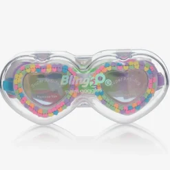Bling2o Girls Purple Hearts Swimming Goggles