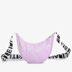 Stella McCartney Kids Girls Purple Quilted Bag (23cm) New