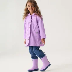 Little Blue House by Hatley Girls Purple Rain Boots Clearance