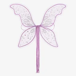 Tutu du Monde Girls Purple Sequin & Tulle Fairy Wings Clearance