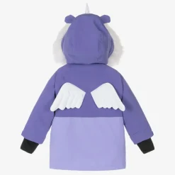 Roarsome Girls Purple Sparkle The Unicorn  Ski Jacket Sale