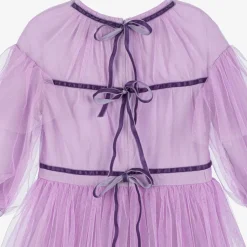 RaspberryPlum Girls Purple Tulle Flowers Dress Discount