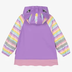 Playshoes Girls Purple Unicorn Raincoat Sale