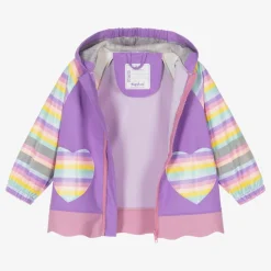 Playshoes Girls Purple Unicorn Raincoat Sale