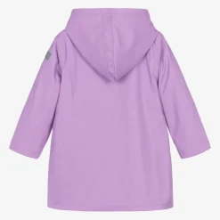 Little Blue House by Hatley Girls Purple Waterproof Raincoat New