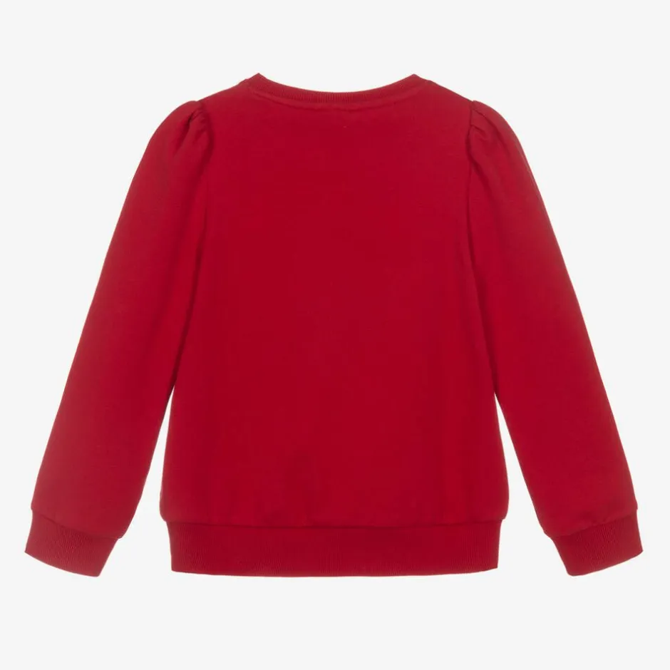 NAME IT Girls Red Cotton Disney Graphic Top