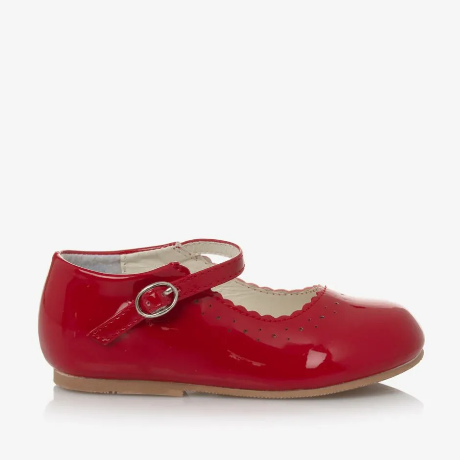Sevva Girls Red Faux Patent Leather Shoes Online