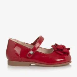 Mayoral Girls Red Faux Patent Leather Shoes