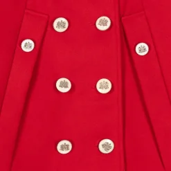 Romano Girls Red Felted Cape New