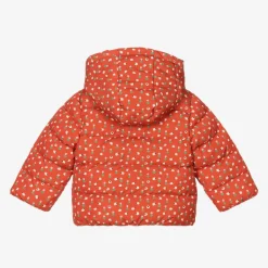 Stella McCartney Kids Girls Red Floral Puffer Jacket Online