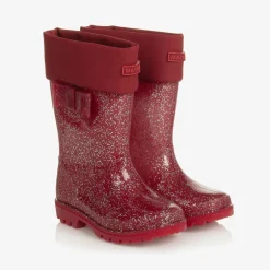 Mayoral Girls Red Glitter Rain Boots Discount