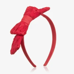 Patachou Girls Red Lace Hairband Discount