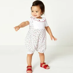 Childrens Classics Girls Red Leather Sandals Sale