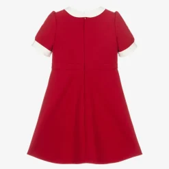 Versace Girls Red Milano Jersey Dress Online