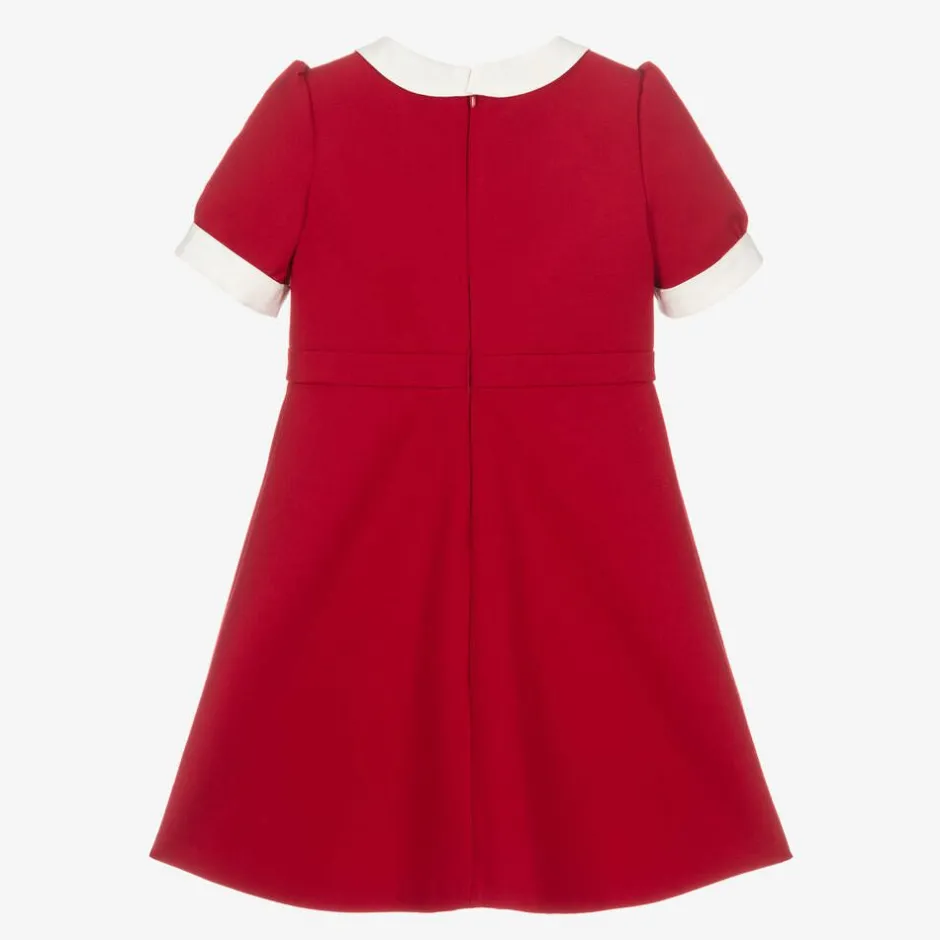 Versace Girls Red Milano Jersey Dress Online