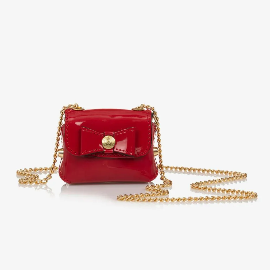 Zaccone Girls Red Mini Shoulder Bag (8cm) Sale