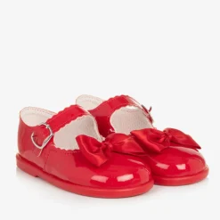 Early Days Girls Red Patent First Walker Shoes Online