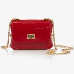 Zaccone Girls Red Patent Leather Bag (12cm) Sale