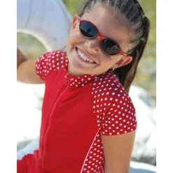 Playshoes Girls Red Polka Dot Sun Suit (UPF50+) Outlet