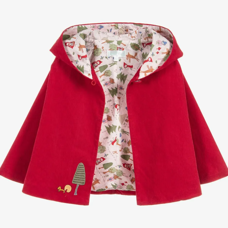 Powell Craft Girls Red Riding Hood Cape New