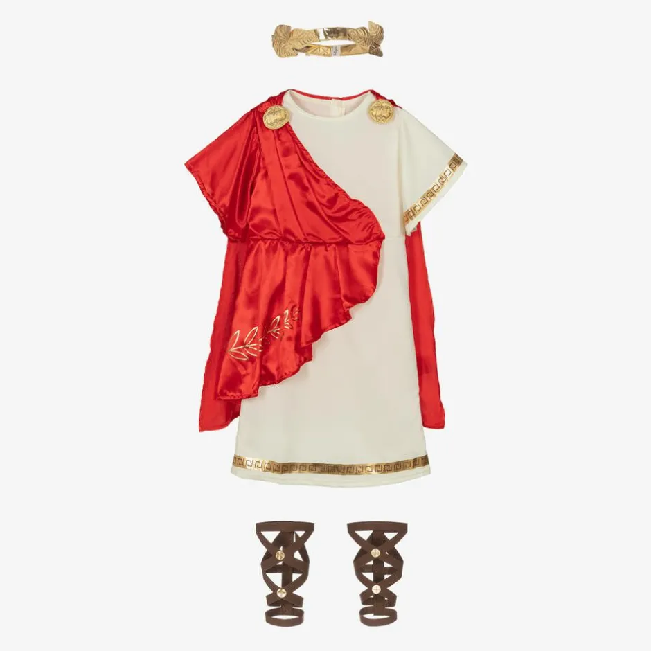 Dress Up by Design Girls Red Roman Empress Deluxe Costume Best